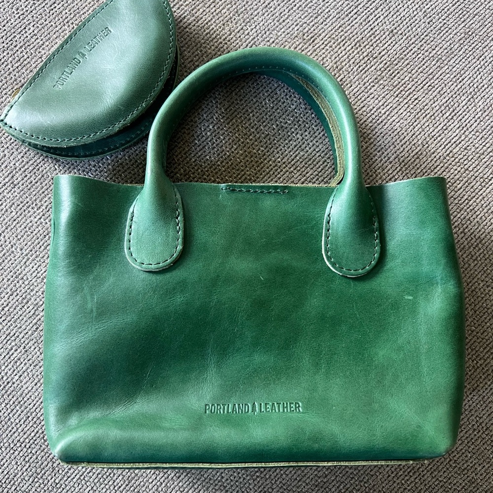 Portland Leather Goods Raindrop Bag & Wallet